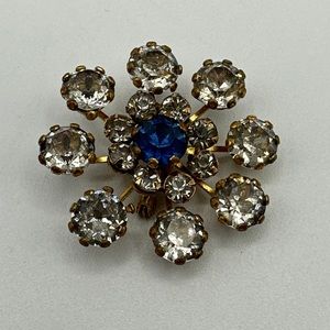 Vintage 1950’s rhinestone‎ brooch/pin #202